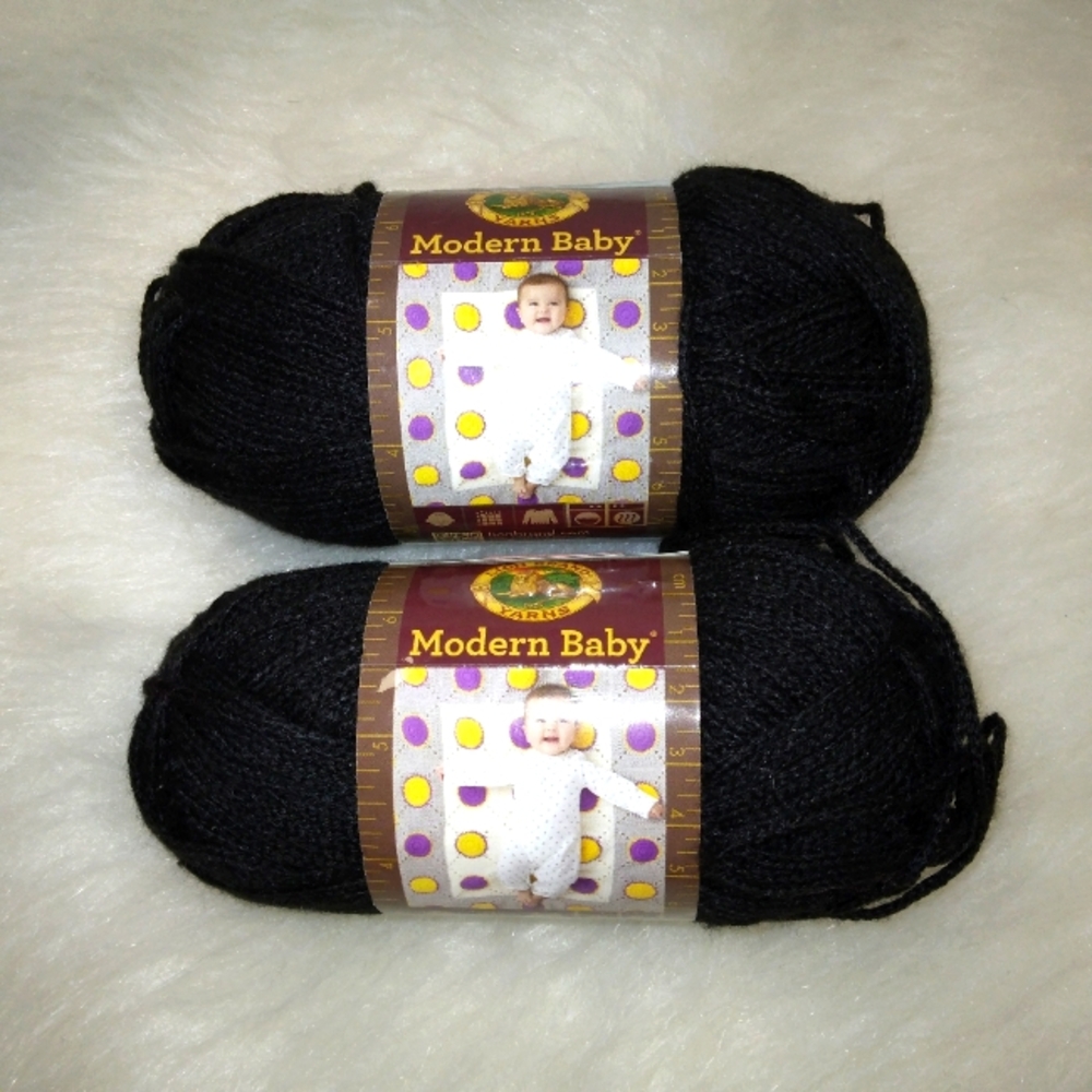 YARN 2 Skeins Modern Baby in Black